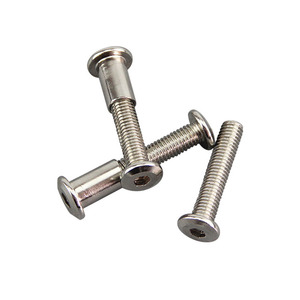 Bán buôn Tùy chỉnh hình lục giác ổ cắm phẳng đầu thép carbon nam và nữ da Stud Nail Chicago vít cho vành đai túi xách - Product Image 2