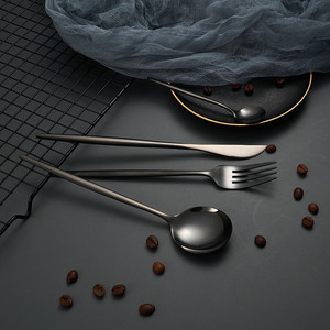 Juego de cubiertos de lujo, cubiertos de 16 piezas, juego de cubiertos de acero inoxidable, cubiertos principales, vajilla de plata, juego de cena - Product Image 5