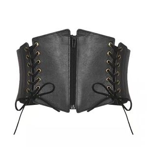 <span class=keywords><strong>Ceinture</strong></span> décorative pour robe ou manteau <span class=keywords><strong>femme</strong></span>, style vintage punk rétro européen américain, extensible, super <span class=keywords><strong>large</strong></span> 12 cm, de la marque Yonger - Product Image 5
