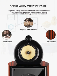 Paire d'enceintes passives Nautilus en bois massif NPS-01 <span class=keywords><strong>DM8</strong></span>, enceintes audiophiles Hi-Fi pour la maison, haute fidélité - Product Image 3