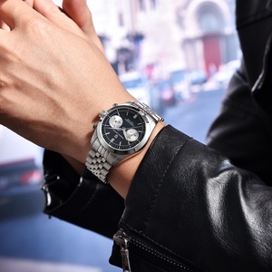 Montre automatique à quartz PAGANI DESIGN pour homme, montre sport avec bracelet en acier inoxydable saphir, étanche - PD1775 - Product Image 3