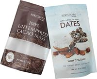 Emballage de sachet zippé anti-impression personnalisé doypack pochette debout alimentaire holographique sac en mylar livre à fermeture éclair