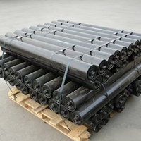 Galet de convoyeur à rouleaux en acier robuste pour le transport de matériaux miniers, ciment et de construction
