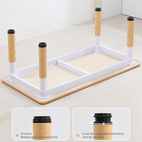 Ensemble table et chaise pour tout-petits en plastique réglable en hauteur, design moderne pour une utilisation en classe et en chambre, mobilier pour maternelle et école