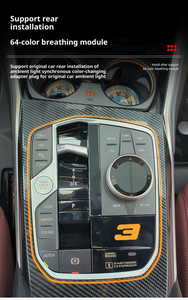 Console centrale avec éclairage d'ambiance, station d'extension lumineuse pour <span class=keywords><strong>BMW</strong></span> Série 3 G20, Série 4 G22 G26 G28, accessoires G20 - Product Image 3