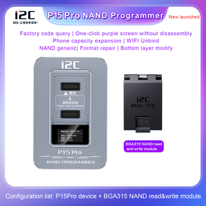 I2C P15โปรโปรแกรมเมอร์ NAND สำหรับ ipone/<span class=keywords><strong>ipad</strong></span>, รองรับ BGA60/70/110/315, เครื่องมืออ่าน/เขียนและซ่อมแซม - Product Image 3