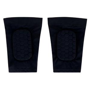 Protège-tibias de football pour jeunes et adultes, avec manchon de compression élastique antidérapant pour le mollet, pour la protection au basketball et au football - Product Image 1