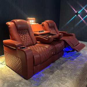 مسرح منزلي حديث وفاخر بمقاعد غرفة معيشة أثاث مسرح منزلي مع مسند رأس كهربائي - Product Image 3