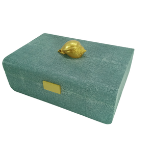Rattan / Wicker/ Faux Shagreen Jewelry Packaging <b>Box</b> Necklace Jewelry Boxes from Viet Nam - Product Image 4
