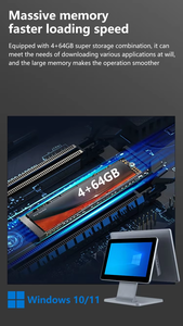 Système de point de vente tout-en-un ultra-fin de 15,6 pouces Android/Win10/11/Linux, terminal de point de vente, <span class=keywords><strong>caisse</strong></span> enregistreuse pour les marchés américain et européen - Product Image 5