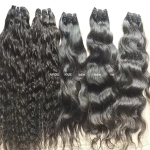 Indian remy Top Quality natural Virgin hair weft with thick end remy hair extensions sample hair bundle wholesale price clip in