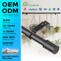 YIJIALE 20Y Fabricant – Tige télescopique robuste en acier au carbone pour pulvérisation électrostatique, installation facile, 18-84 pouces, pour salon