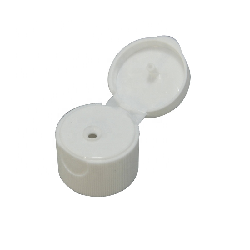 В наличии 24/410 Пластиковая крышка для бутылок пластиковая крышка с откидной крышкой косметическая упаковка ПП белые ребристые крышки, крышки для бутылок, крышки без пролива