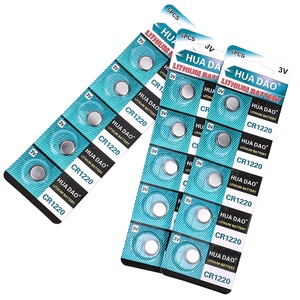 Cuanen Factory Supply 3V cr1220 batterie pour télécommande <span class=keywords><strong>CR</strong></span> <span class=keywords><strong>1220</strong></span> Batteries au lithium - Product Image 2