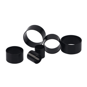 Anneau anti-explosion noir pour canne à pêche en acier inoxydable, accessoire de pêche en eau salée, pièces de modification DIY - Product Image 1
