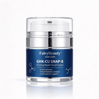 Krim Wajah Private Label GHK-Cu Copper Peptide SNAP-8, Krim Perbaikan Melembapkan Anti Kerut, Mengencangkan Kulit Secara Terlihat