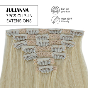 Super Oferta de <span class=keywords><strong>Septiembre</strong></span>, Extensiones de Cabello Sintético Julianna Kanekalon Futura de 24 Pulgadas y 150g, Resistentes al Calor, Lisas Tipo Yaki, con Clip - Product Image 2