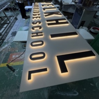 DakeSign Factory - Vente en gros de panneaux lumineux LED 3D personnalisés, lettres en acrylique, décoration murale pour événements, enseigne publicitaire commerciale