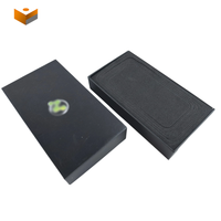 Boîte d'emballage en carton personnalisée avec logo sur mesure pour téléphone portable, avec insert en mousse, vente en gros d'usine