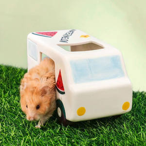Sevimli meyve tasarım Hamster seramik yuva gizler yaz küçük Pet tedarikçiler sevimli Hamster kafes - Product Image 4