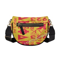 Nouveau sac bandoulière en forme de coquille NSPDK, design élégant avec lettres grecques, sac coquille unisexe, sac bandoulière de voyage en plein air