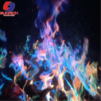 Art de flamme de feu magique coloré pour l'utilisation de camping et de fête de décoration de festival