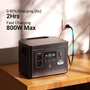Wholesale Lifepo4 Batter Camping Tragbare Powerstation Fast Charge 1488wh Portable Power Station 1500 Watt Solar Generator - Product Image 2