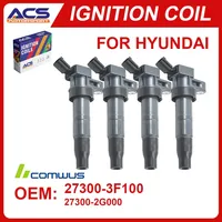 Nouvelle bobine d'allumage 27300-3F100 UF-611 UF647 C1805 (1 pièce/4 pièces) pour Sonata Santa Fe Genesis Coupe Optima, compatible universellement