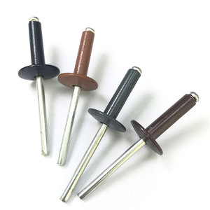 Rivets aveugles en aluminium anodisé rouge, fixations colorées pour enseignes, présentoirs et signalétique - Product Image 3