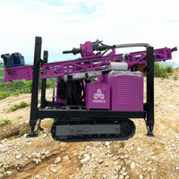 Foreuse à circulation inversée pour forage hydraulique de 180 m de profondeur, machine de forage de carottage minier