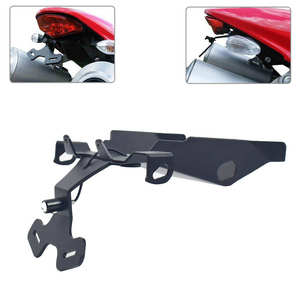 Soporte de Matrícula Trasero <span class=keywords><strong>Corto</strong></span> Modificado RTS para Ducati Monster 659 696 795 796 1100/1100S/1100 EVO - Product Image 2