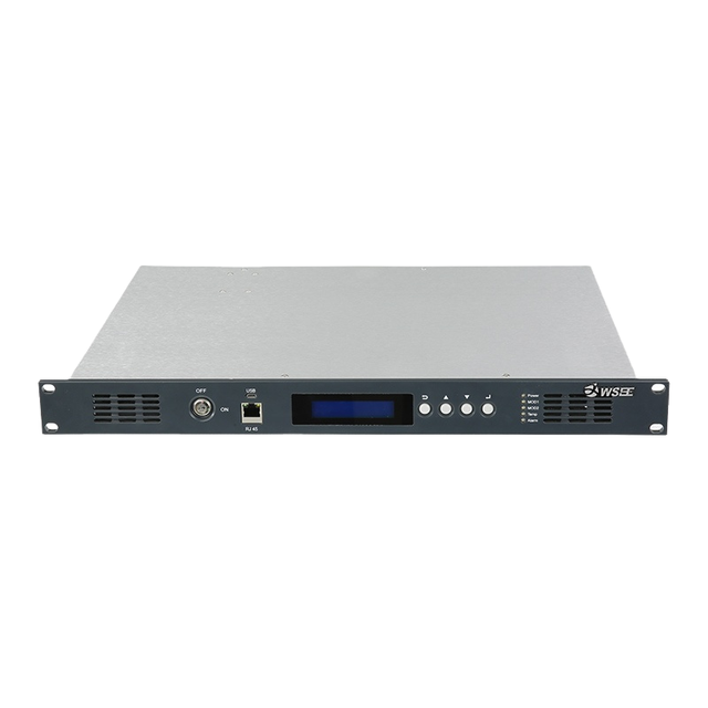 High Efficiency Direct Modulation 1310nm/1550nm 20mw CATV DFB Laser Modular Design Dual Power Supply Optical Fiber Transmitter