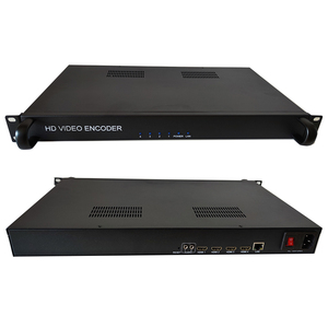 Factory Direct 1U Sistema de TV digital Montado en Rack HD a IP Codificador de video de alta definición de 4 canales H265 H264 - Product Image 1