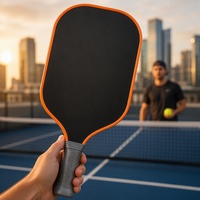 Raquette de pickleball en fibre de carbone Split Step, noyau MPP de 16 mm, thermoformée, approuvée USAPA, sensation de contre-attaque et contrôle