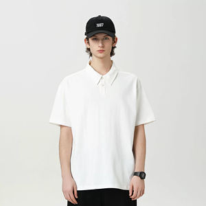 Color sólido Antibacterial Sorona Polo 240G 7A Camiseta de manga corta - Product Image 1