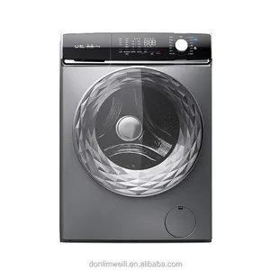 Machine à laver domestique intelligente de grande capacité 10 kg à fréquence Variable entièrement automatique à charge frontale