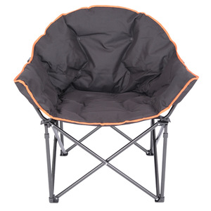 Chaise de <span class=keywords><strong>camping</strong></span> pliante en métal, style minimaliste italien, portable, rembourrée, double couche, surdimensionnée, pour l'extérieur - Product Image 1