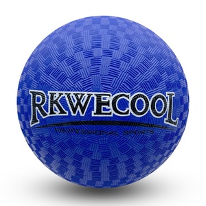 OEM logo blu di Gomma che rimbalza parco giochi palla set eco-friendly dodgeball 7 pollici kickball per i bambini toddles - Product Image 2