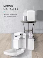 Diffuseur d'huiles essentielles électrique mural 400 ml, nouveau design, sans eau, distributeur d'huiles parfumées pour la maison et le bureau, garantie 1 an