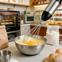 Mixeur plongeant électrique portable haute puissance 2026 pour usage domestique, ensemble avec bol mélangeur, moteur CC de haute qualité, pour smoothies et mélange tactile
