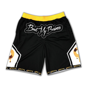 Pantalones cortos de baloncesto personalizados de alta calidad totalmente sublimados y transpirables de talla grande para deportes al aire libre - Product Image 2