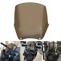 Kit pare-brise carénage de phare fumé 15 "pour moto Harley Dyna Super Glide FXDXT Street Bob FXBB FXR FXDB Style Club