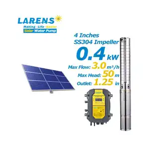 Chiết Giang taizhou Bomba sumergible de 48 vol 400 W 400Watt 400 W DC sumergible năng lượng mặt trời Máy bơm nước