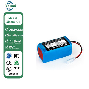 Batterie Li-ion 14,8 V 2600 mAh 3200 mAh pour aspirateur robot Xiaomi <span class=keywords><strong>Mijia</strong></span> <span class=keywords><strong>G1</strong></span> <span class=keywords><strong>MI</strong></span> Robot Vacuum-Mop Essential MJSTG1 - Product Image 1