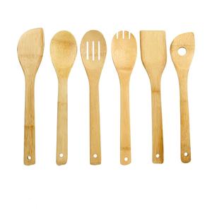 2025 Vente Chaude Durable Ensemble d'Ustensiles de Cuisine 7 Pièces Écologique en Bois Gadgets de Cuisine Ensemble d'Ustensiles de Cuisson en Bambou avec Support - Product Image 6