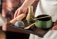 Coffret cadeau Matcha rose Bol en céramique Fouet Chawan en bambou Cuillère à thé Chasen Accessoires Matcha en céramique japonaise personnalisés Outils