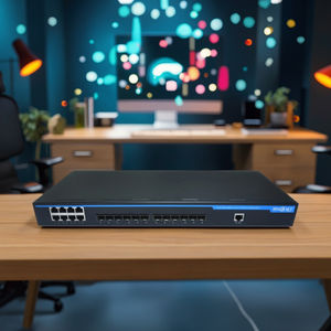 พอร์ต8 1G RJ45 + 12 10G <span class=keywords><strong>SFP</strong></span> Layer3สวิตช์อีเธอร์เน็ตที่มีการจัดการอย่างเต็มรูปแบบ19 'WiFi6 WiFi7และเข้ากันได้กับ <span class=keywords><strong>Hikvision</strong></span> - Product Image 2