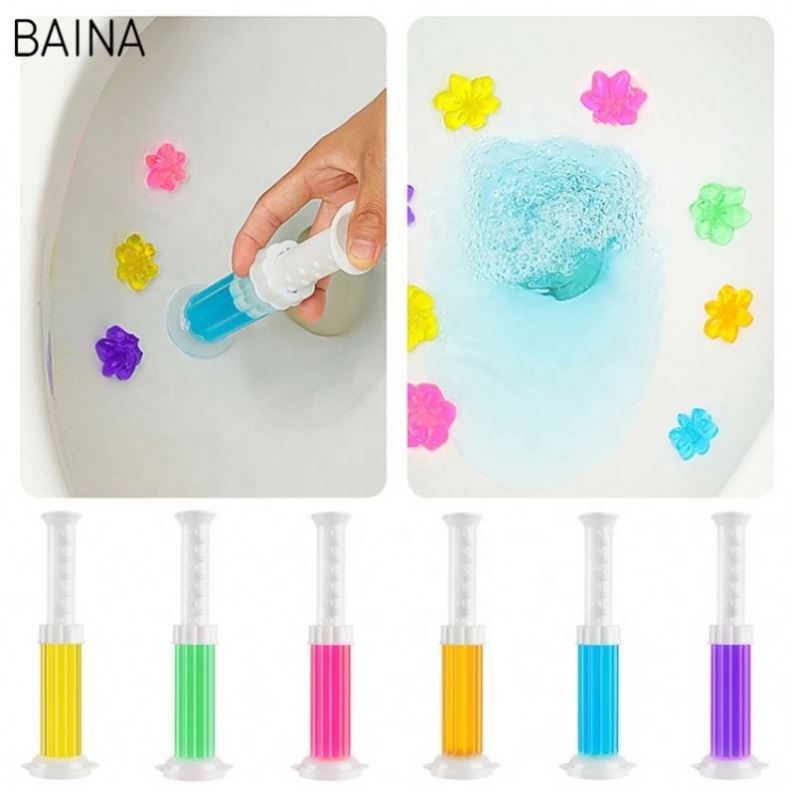 Wholesale Bathroom Toilet Fragrance Deodorization Cleaner Descaling Remove Odor Stain Cleaning Scent Deodorizer Gel · image 3