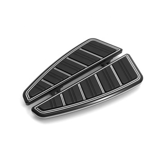 Nouvelles plateformes de moto, repose-pieds pour conducteur, aluminium noir, pour Road <span class=keywords><strong>Electra</strong></span> Glide Street Glide Softail - Product Image 6