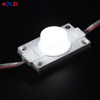 Edgelit 3W DC12V SMD 3535 LED ABS Module de signalisation de lentille d'injection en aluminium PCB 54*30MM 15*45 Angle de faisceau IP65 note 3000K/6500K